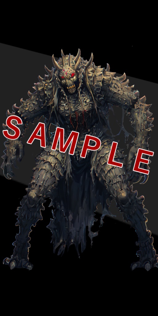 【無料素材】動くデジタル文字APNG+光るボタンGIF+おまけ立ち絵12種