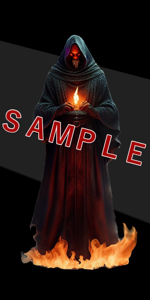 【無料素材】動くデジタル文字APNG+光るボタンGIF+おまけ立ち絵12種