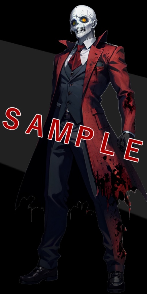 【無料素材】動くデジタル文字APNG+光るボタンGIF+おまけ立ち絵12種