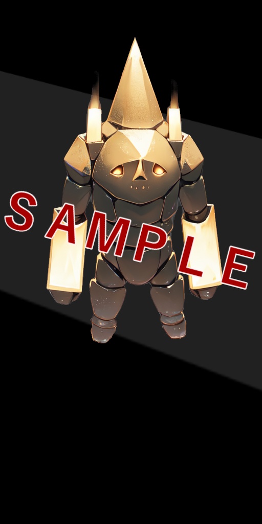 【無料素材】動くデジタル文字APNG+光るボタンGIF+おまけ立ち絵12種