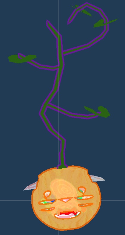 3D【ゆれるねこかぼちゃ~お菓子もあるよ~】