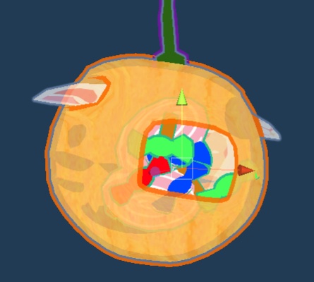 3D【ゆれるねこかぼちゃ~お菓子もあるよ~】