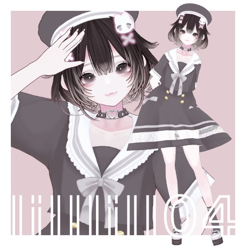 【lilllill04】sweetbunny Sailor dress set
