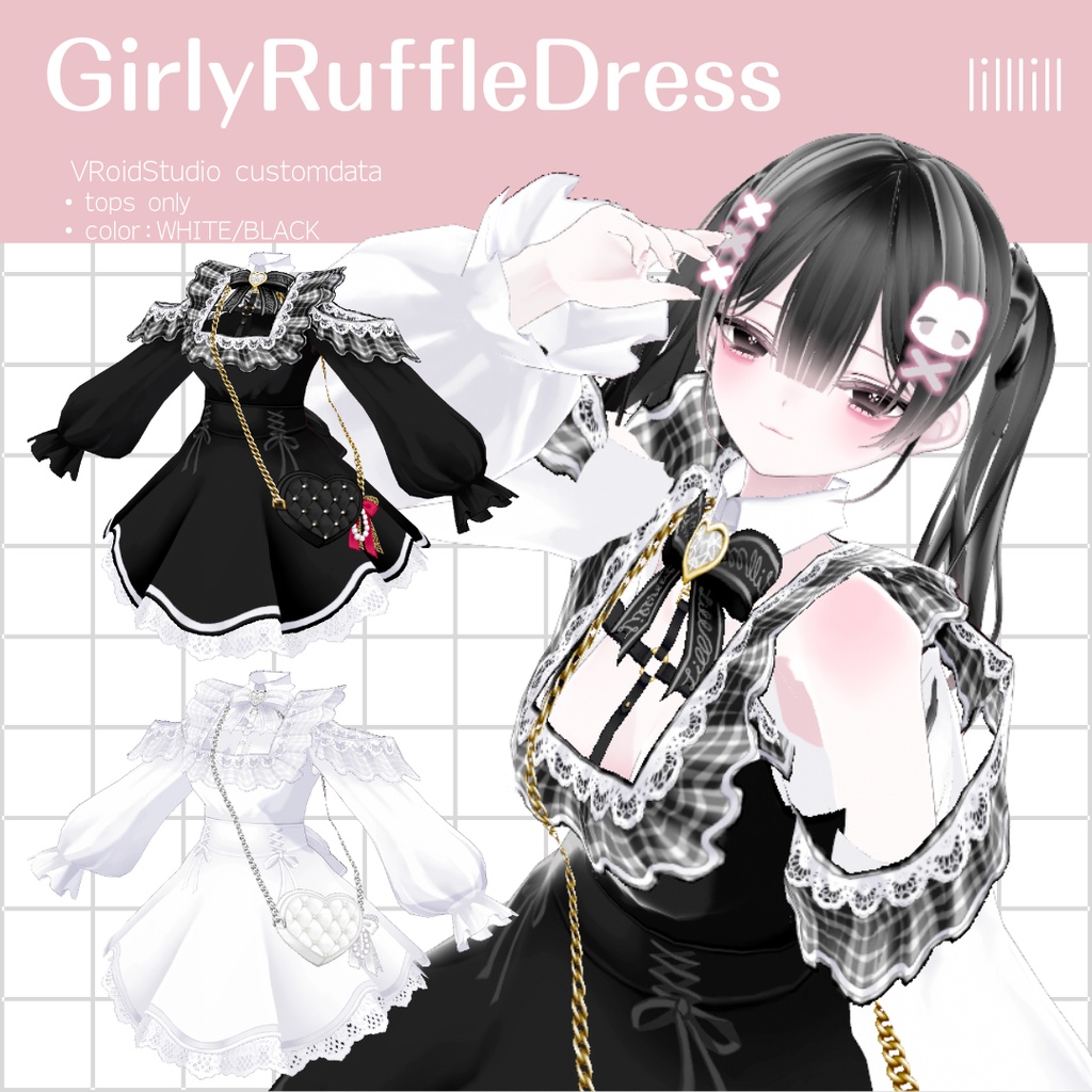 Girly Ruffle Dress（monoqlo）