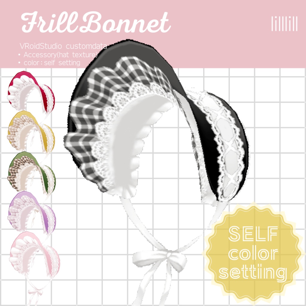 【服色自由】Frill Bonnet