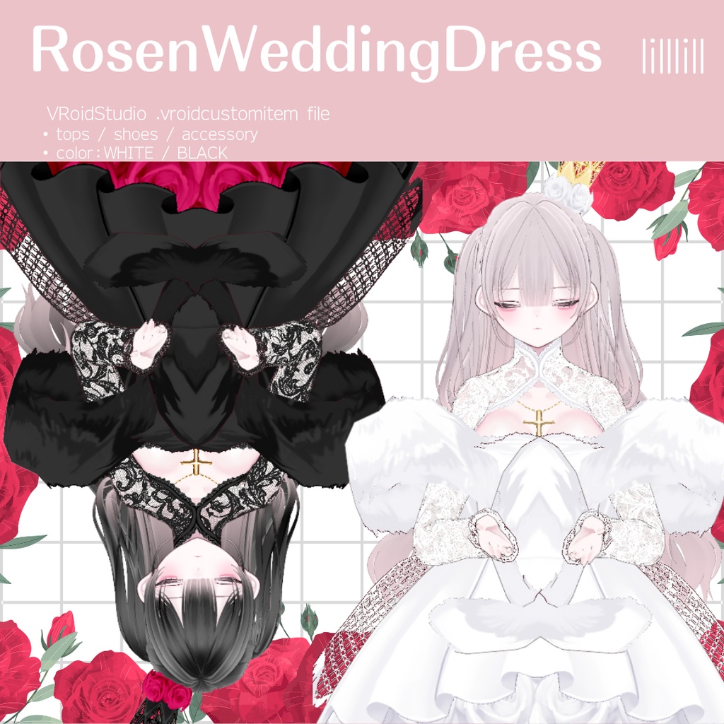 【VRoid】RosenWeddingDress