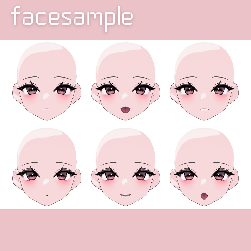 【VRoid】facesample