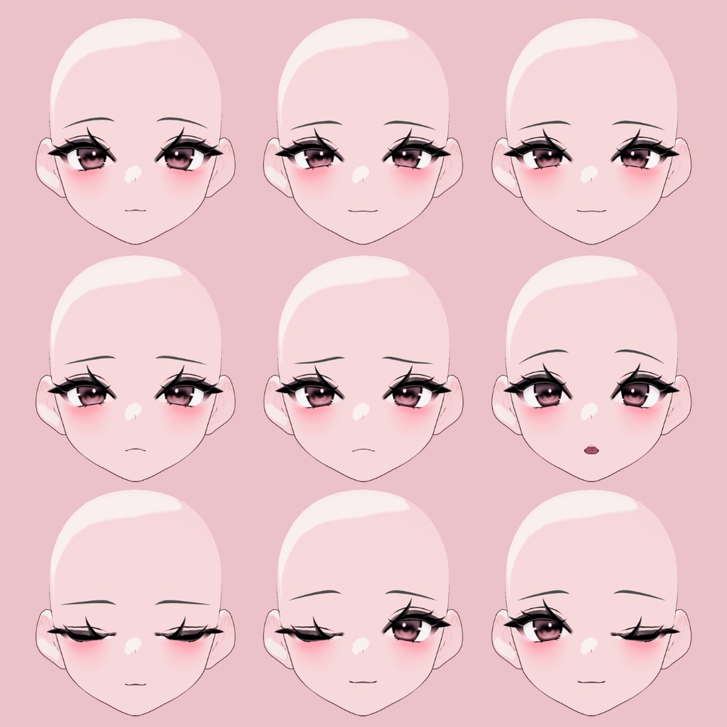 【VRoid】facesample