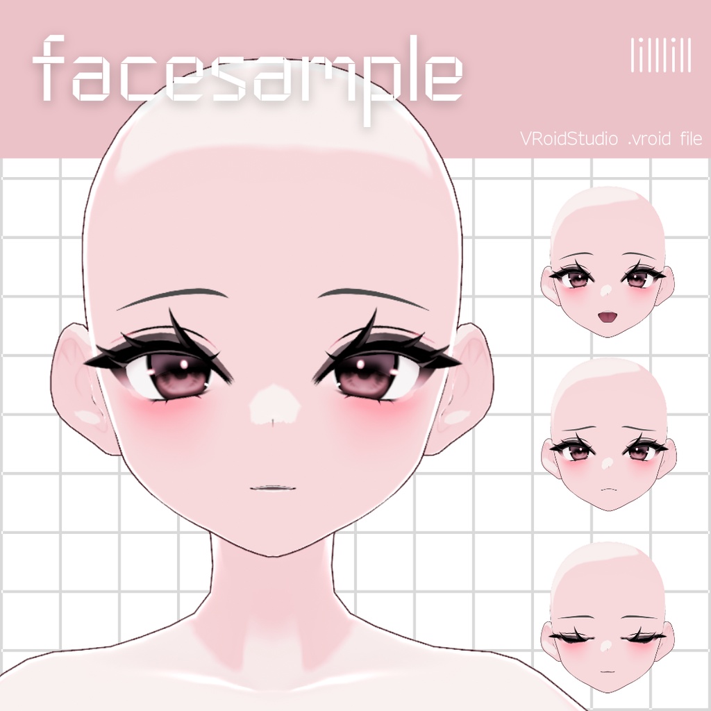 【VRoid】facesample