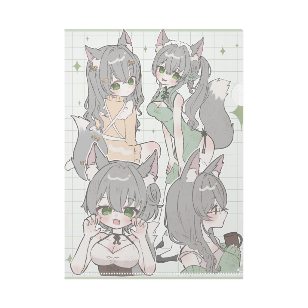 🍰クリアファイル3種