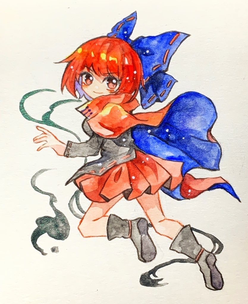 東方Project 赤蛮奇 水彩原画