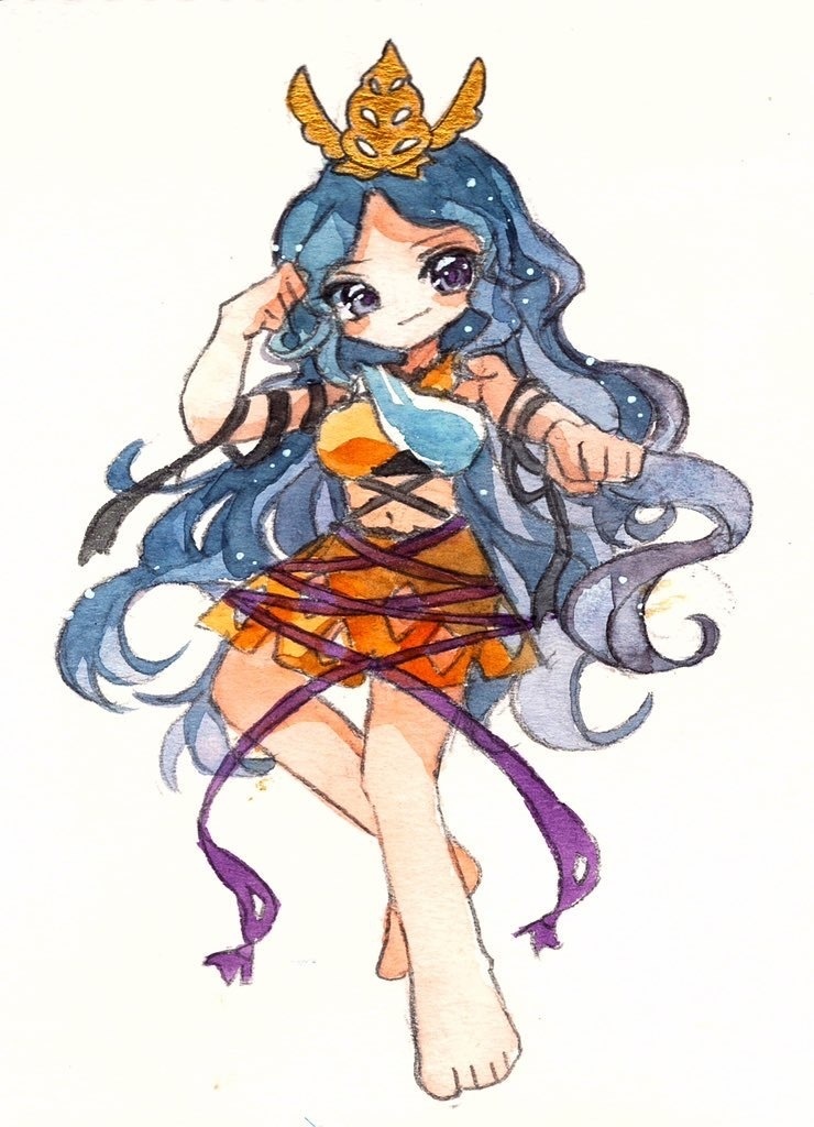 東方Project 塵塚ウバメ 水彩原画