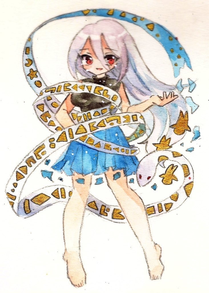 東方Project ユイマン･浅間 水彩画