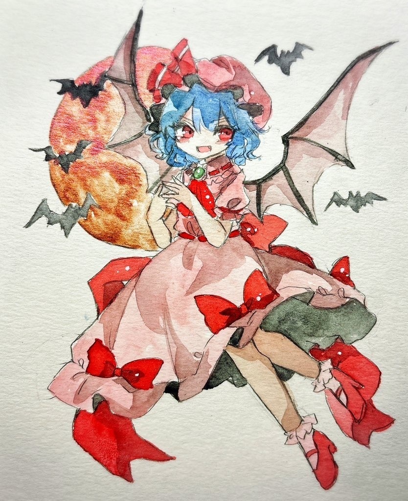 東方Project レミリア 水彩画