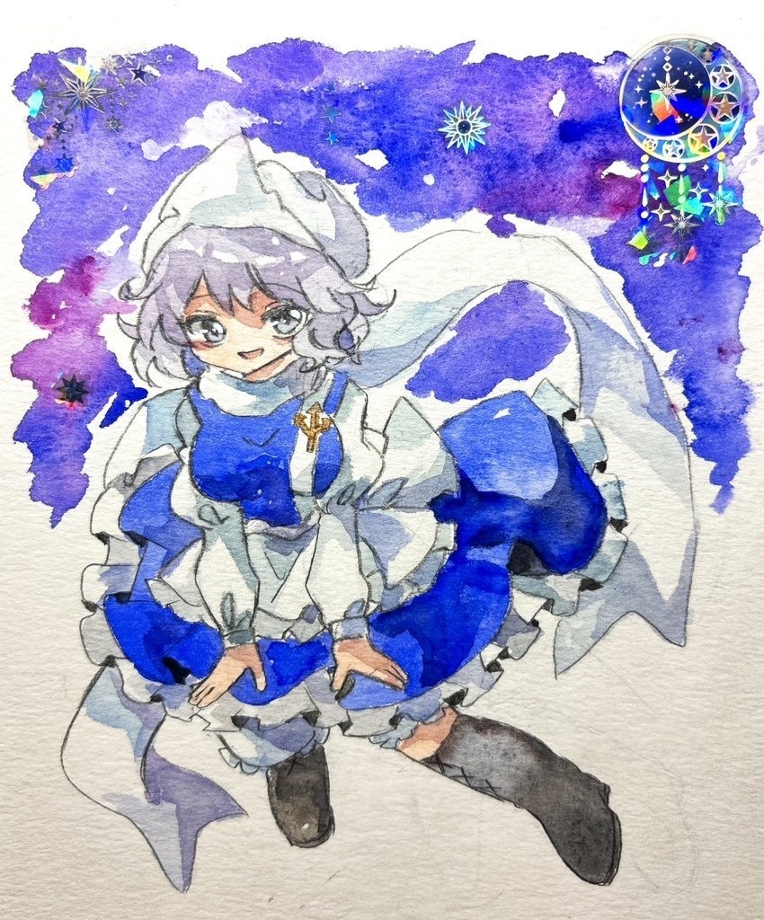 東方Project レティ・ホワイトロック 水彩画