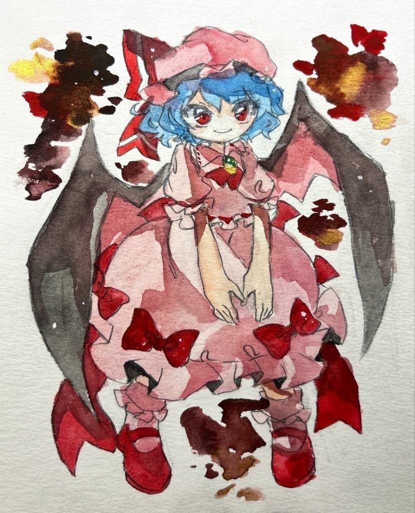 東方Project レミリア・スカーレット 手描きイラスト