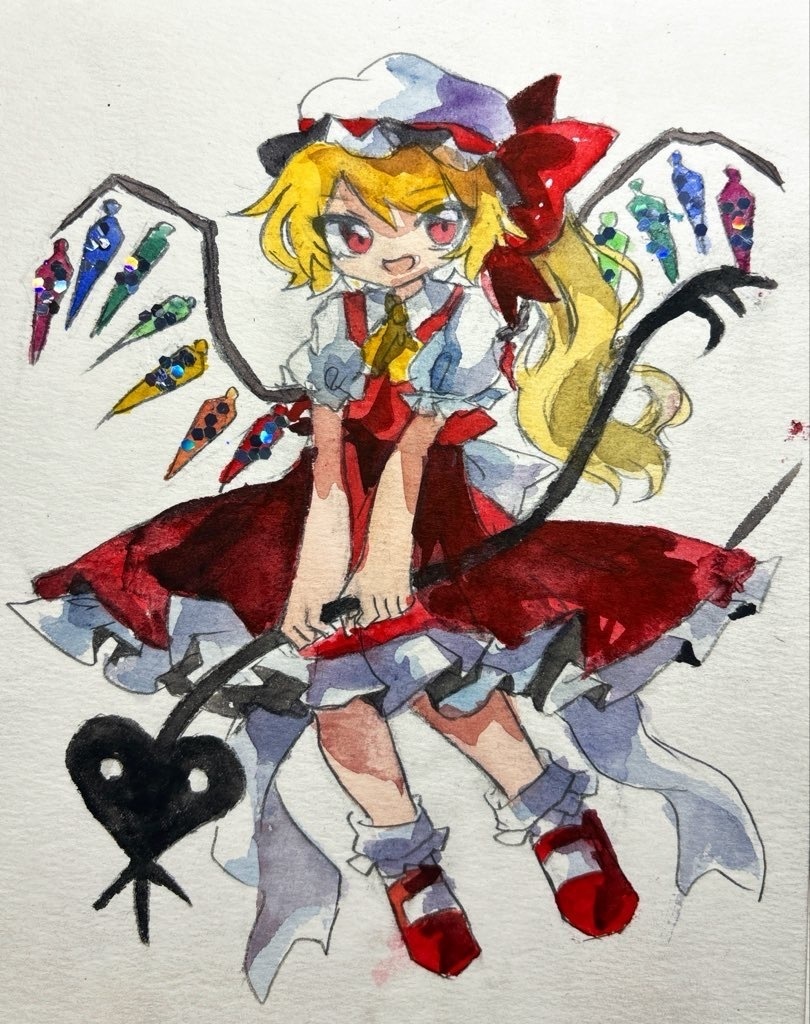 東方Project フランドール・スカーレット 手描きイラスト