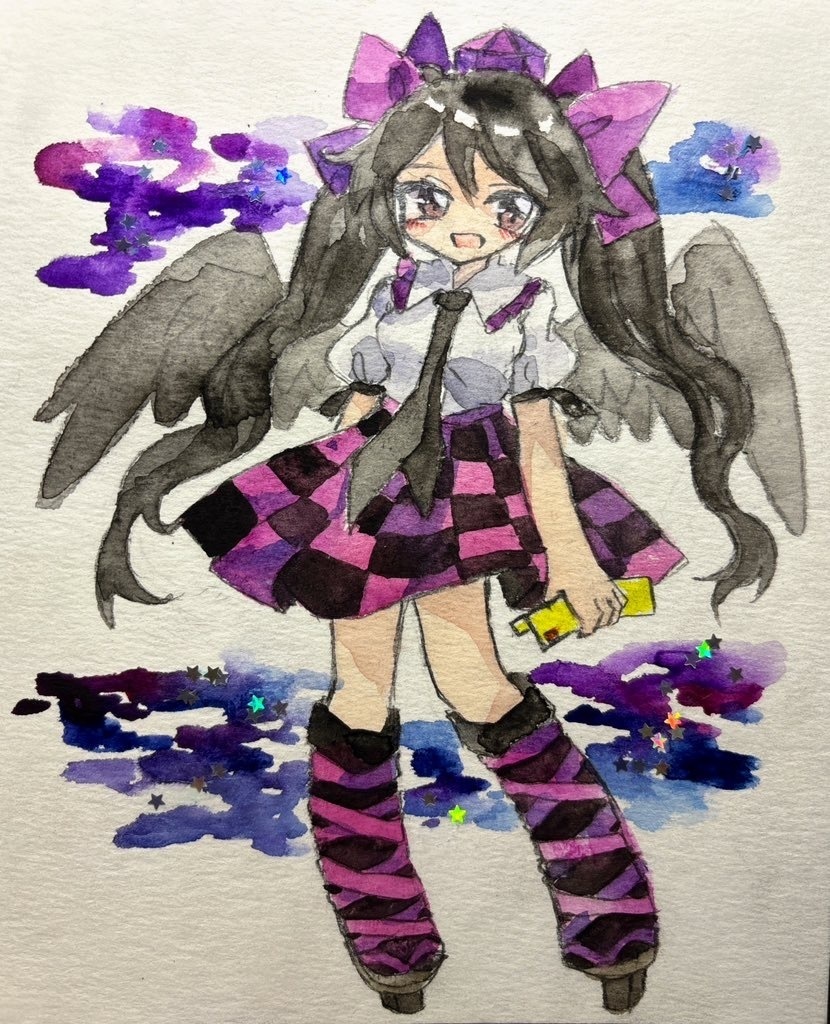 東方Project 姫海棠はたて 水彩原画