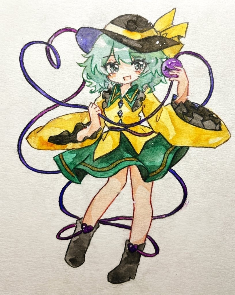 東方Project 古明地こいし 水彩原画