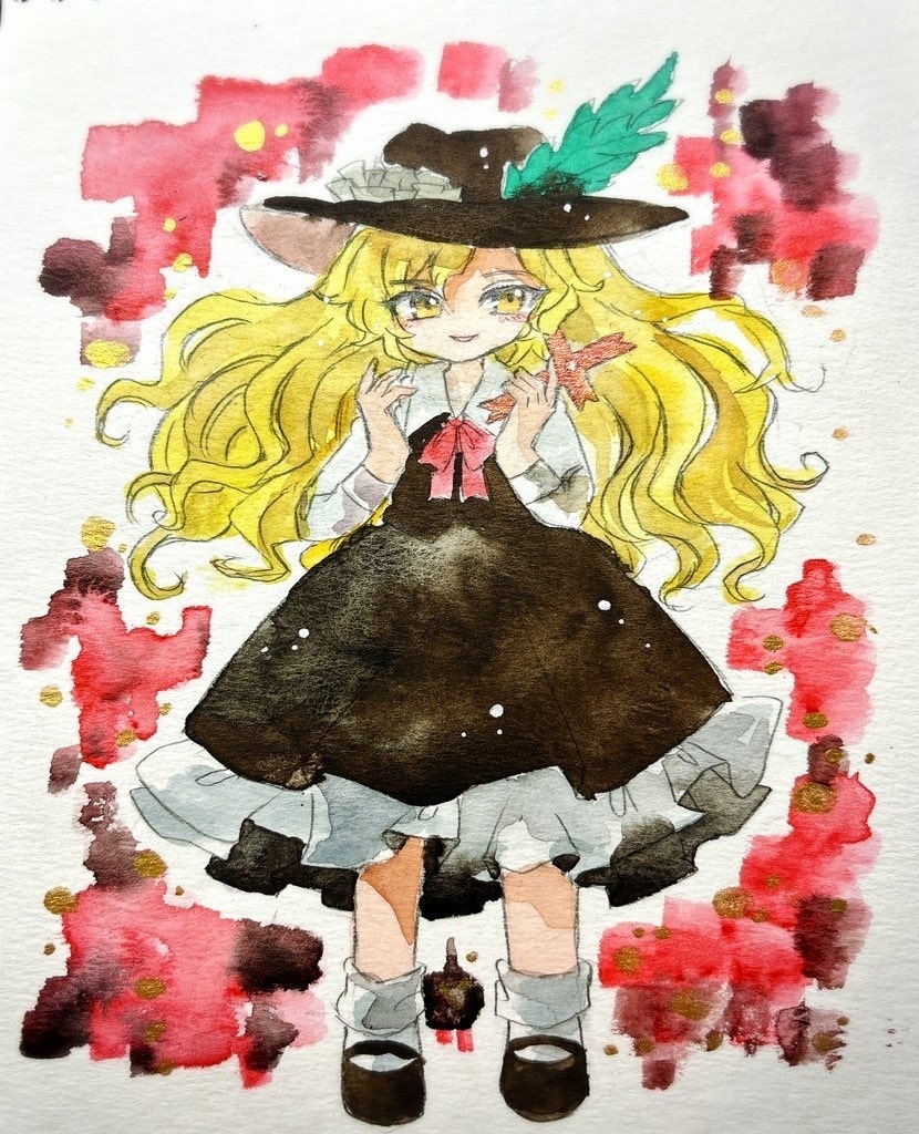 東方Project 蓬莱人形 ジャケットの子 手描きイラスト