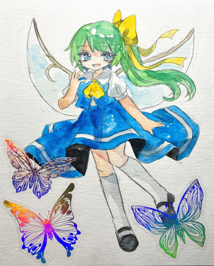 東方Project 大妖精 手描きイラスト