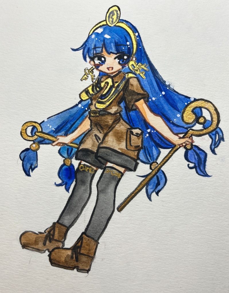 東方Project 道神馴子 手描きイラスト
