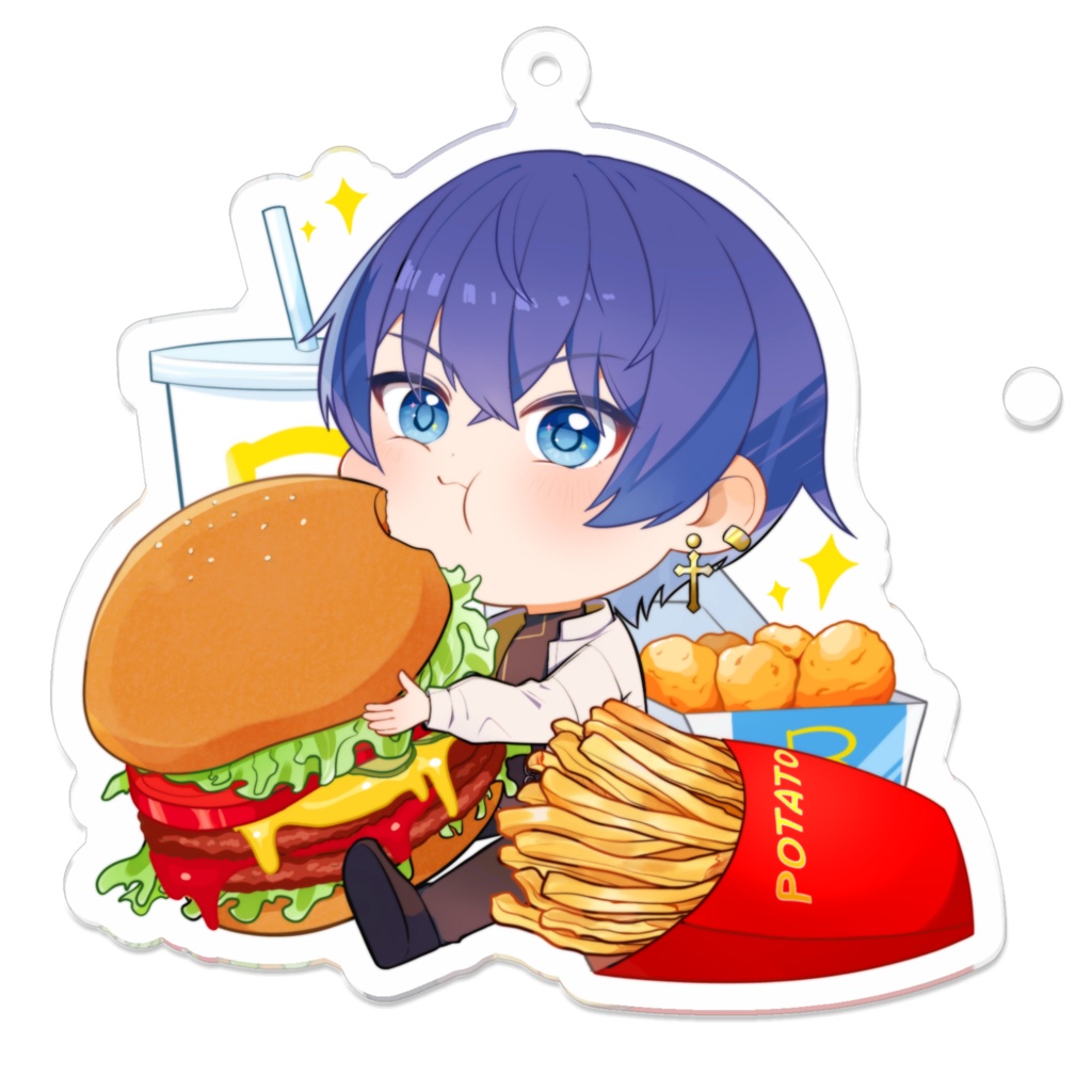 白夜オリジナルキーホルダー