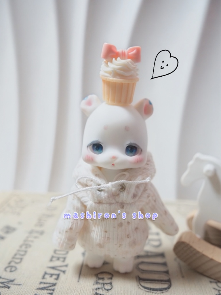 ドール用ヘアパーツ「カップケーキ」