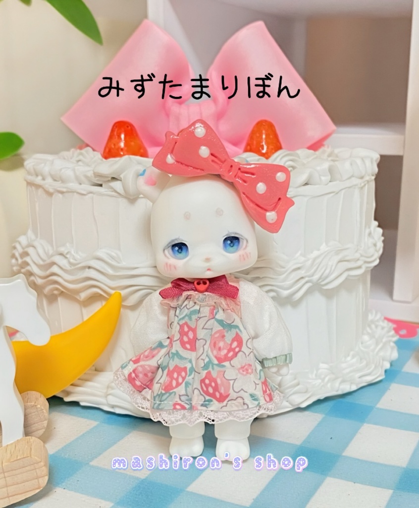 水玉リボン♡ヘアパーツ