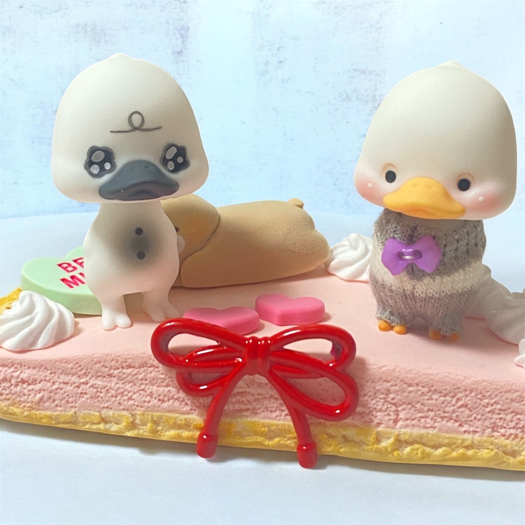 ドール用くまさんタルトケーキのお立ち台・いす