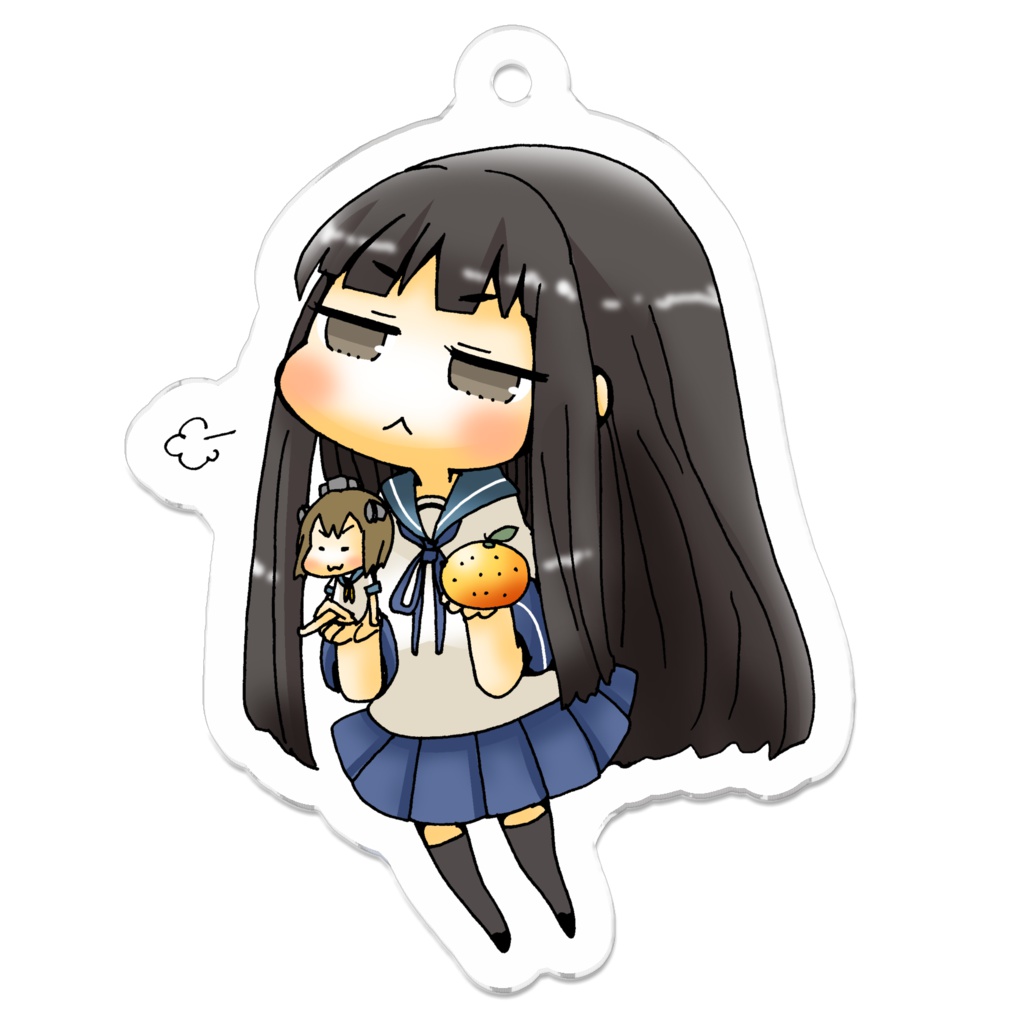 初雪と雪風アクリルキーホルダー