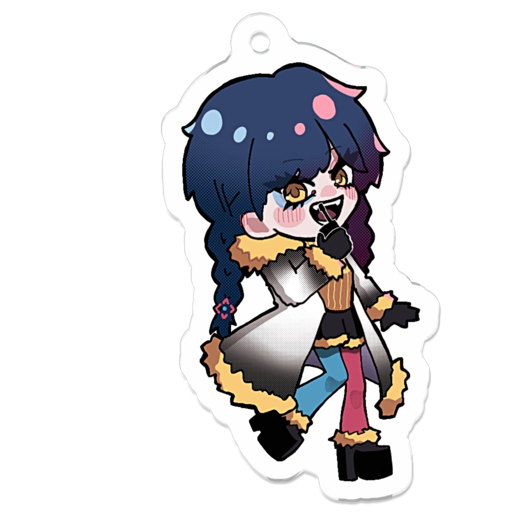 ｼｬﾉﾝﾁｬﾝアクリルキーホルダー〈↑↓XBYY〉
