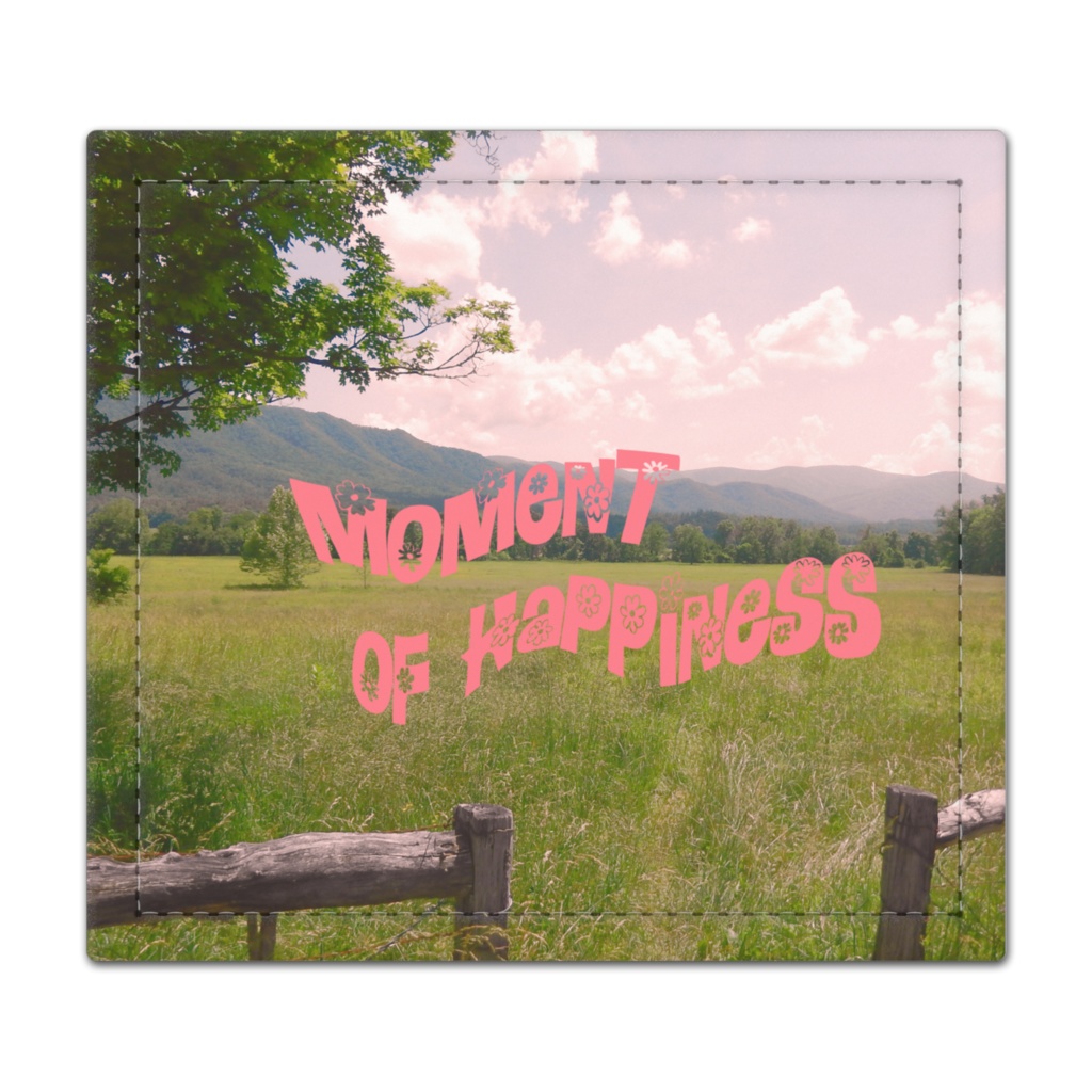 草原捺印マット