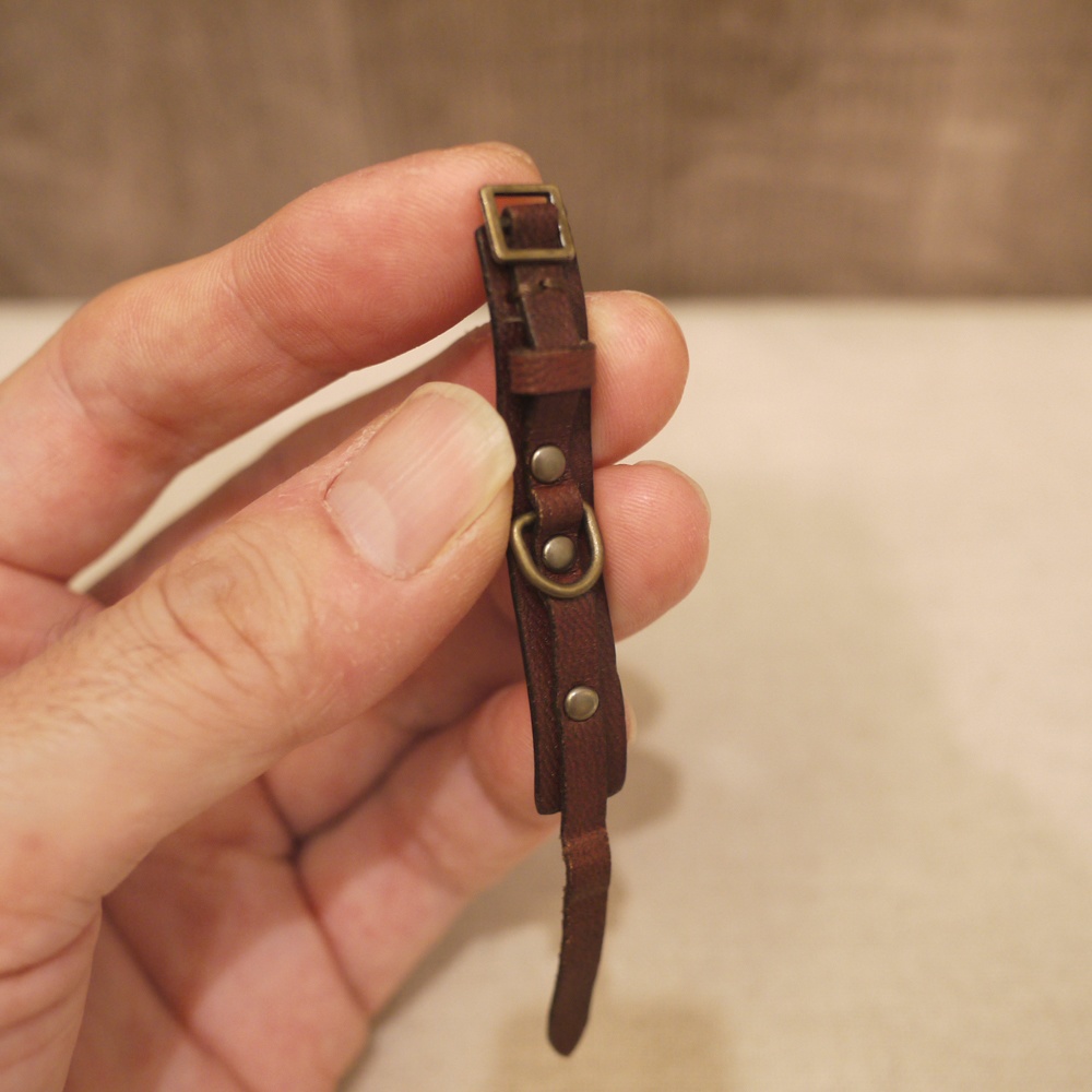 【美品】STELLA McCARTNEY　レザーバングル　Sサイズ 美品】STELLA McCARTNEYレザーバングルSサイズ