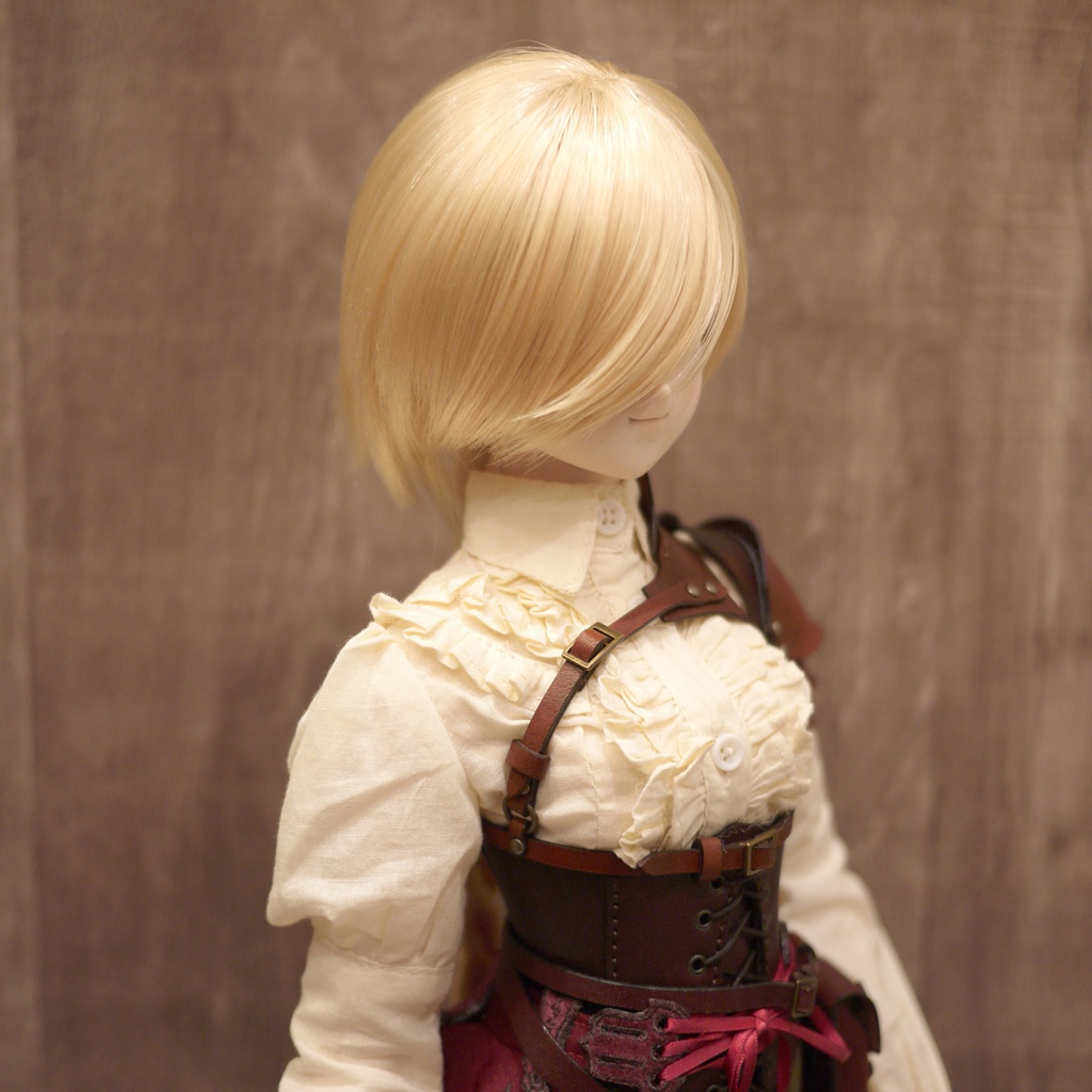 [受注生産] DD,DDdy（S/M/L胸）レザーショルダーアーマー 本革