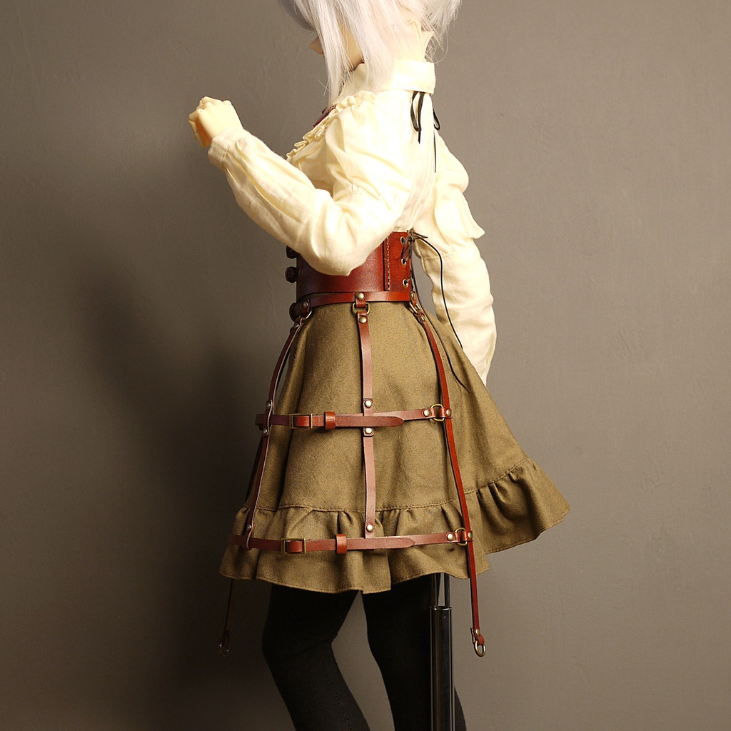[受注生産] 1/3ドール スチームパンク クリノリン 本革