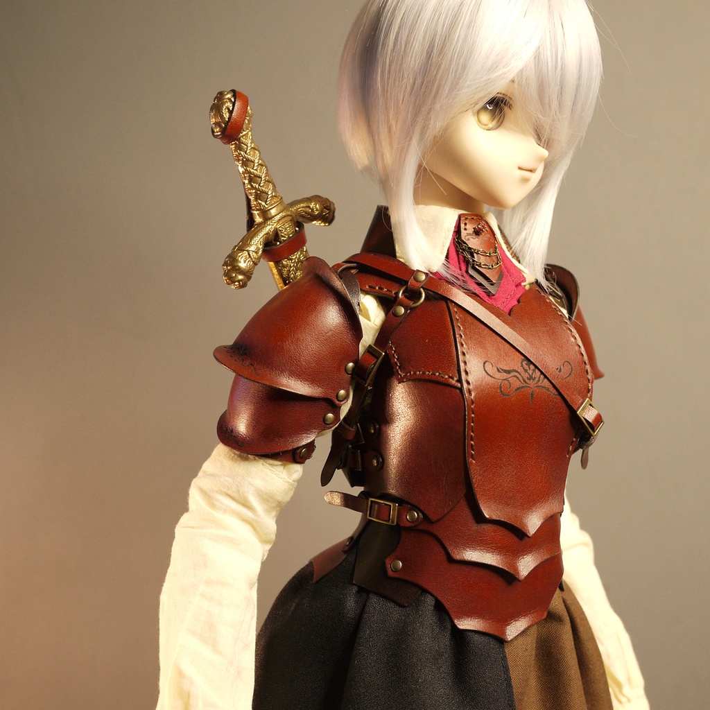 [受注生産] 1/3ドール 剣帯 ソードベルト(ショルダー) 本革