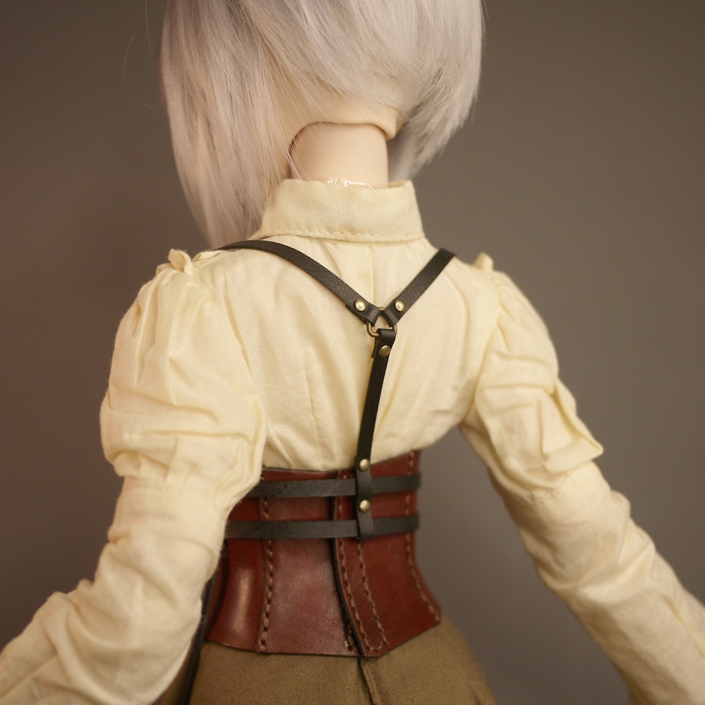 1/3ドール スチームパンク ハーネス02 本革