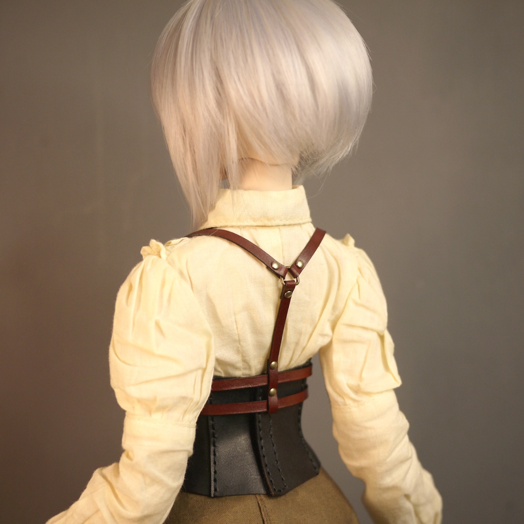 1/3ドール スチームパンク ハーネス02 本革
