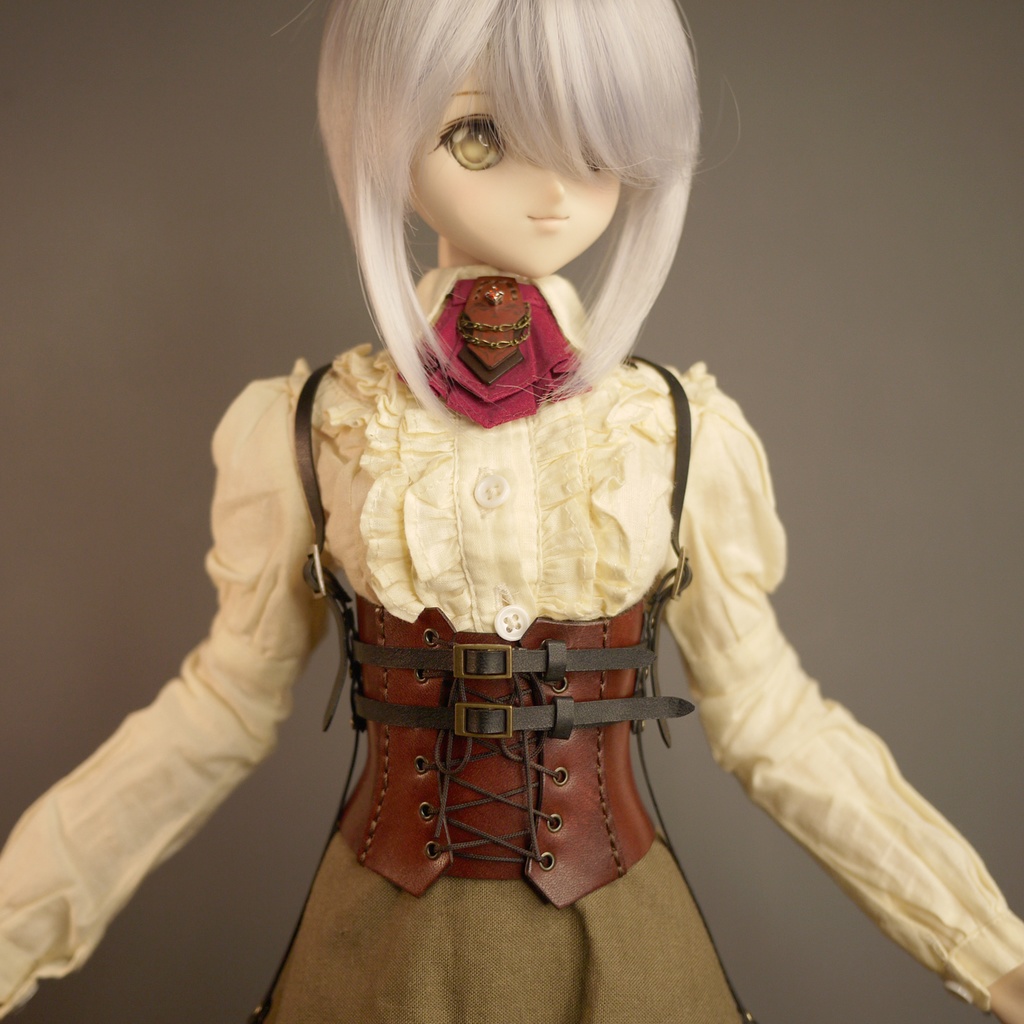 1/3ドール スチームパンク ハーネス02 本革