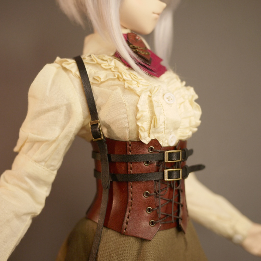 1/3ドール スチームパンク ハーネス02 本革