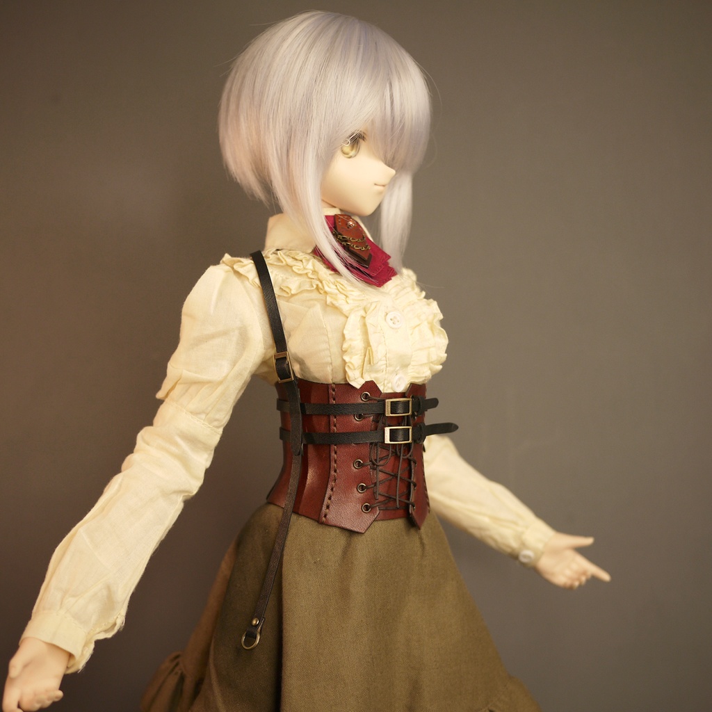 1/3ドール スチームパンク ハーネス02 本革