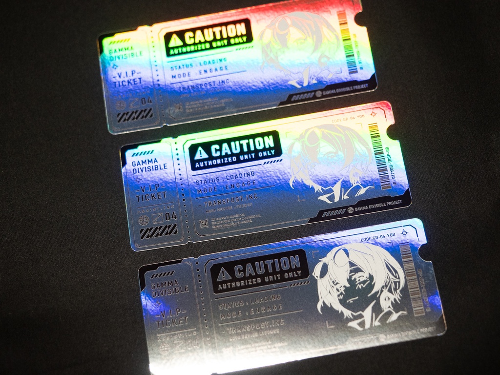 GAMMA DIVISIBLE_Ticketsticker