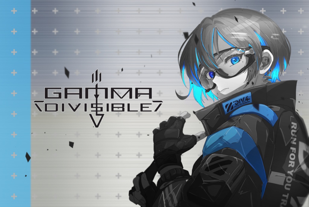 GAMMA DIVISIBLE_MetalPostcard