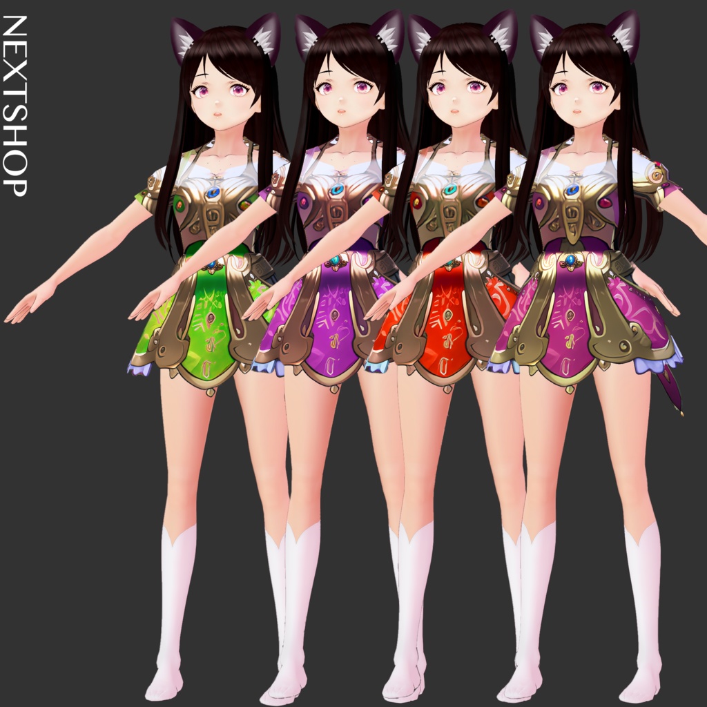 【VRoid】Knight Costume