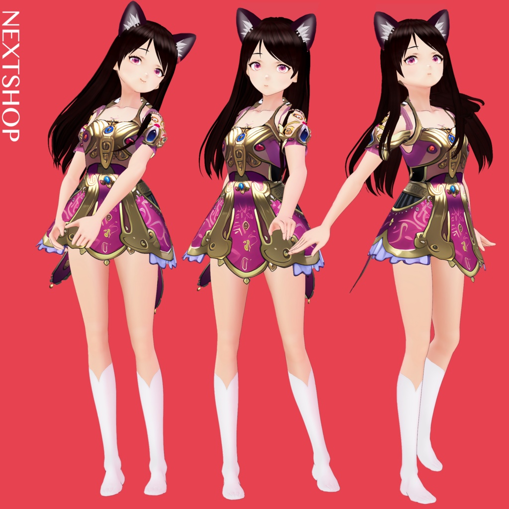 【VRoid】Knight Costume