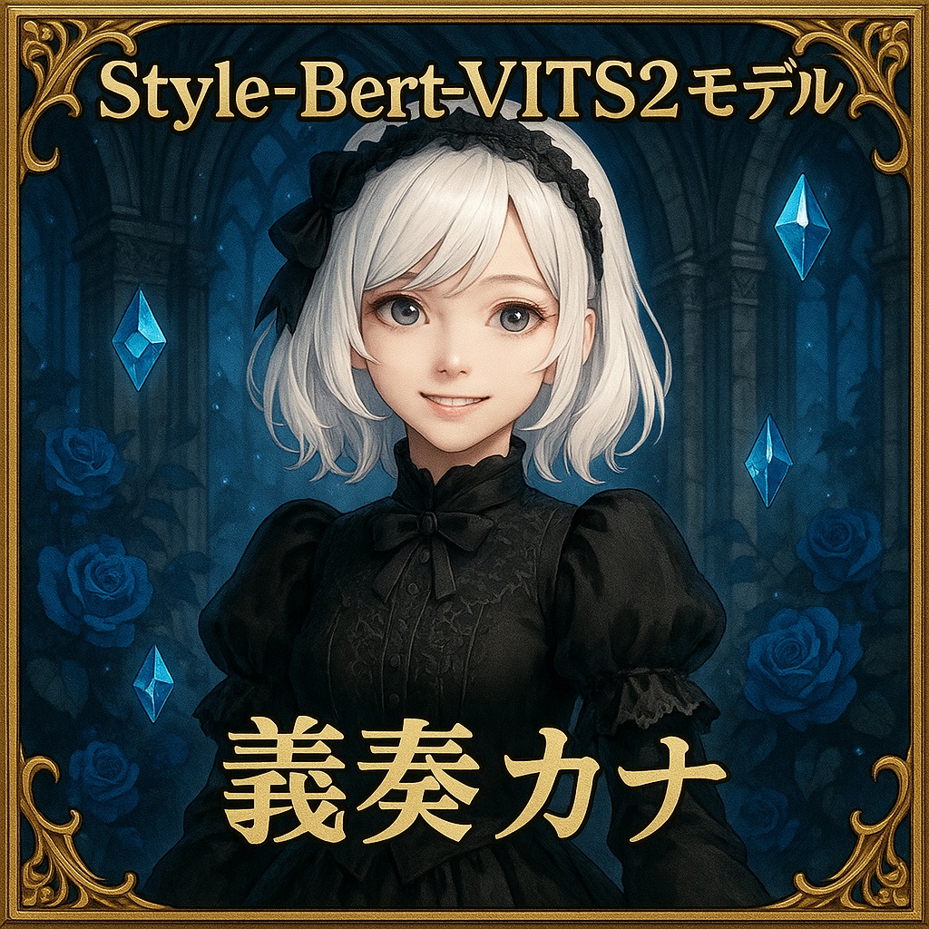 【SBV2, RVC, 商用利用可】ボイスモデル「義奏 カナ」【Style-Bert-VITS2】