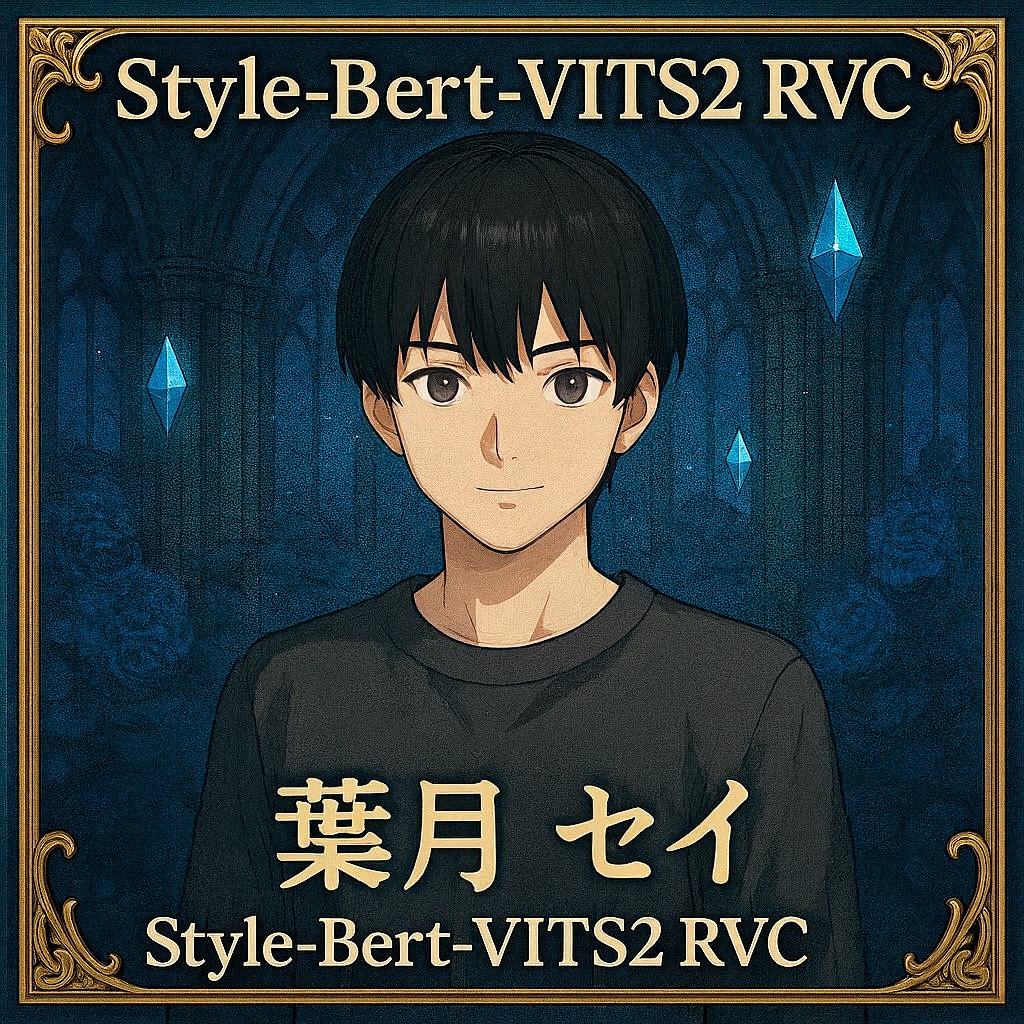 【SBV2, RVC, 商用利用可】ボイスモデル「葉月 セイ」【Style-Bert-VITS2】