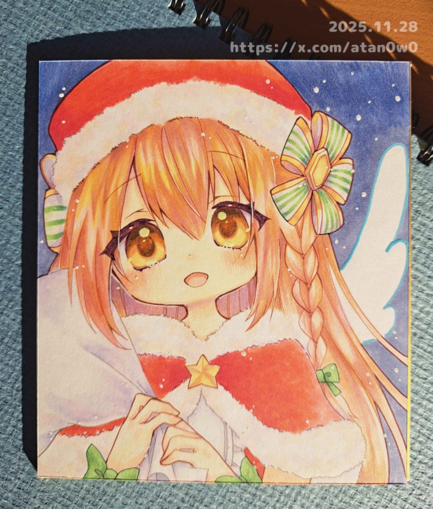 ECO/聖夜の天使・ステラ-ミニ色紙