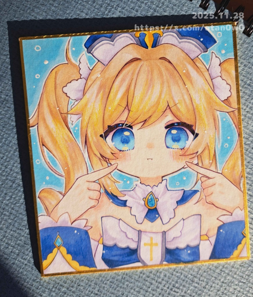 原神/バーバラ-ミニ色紙